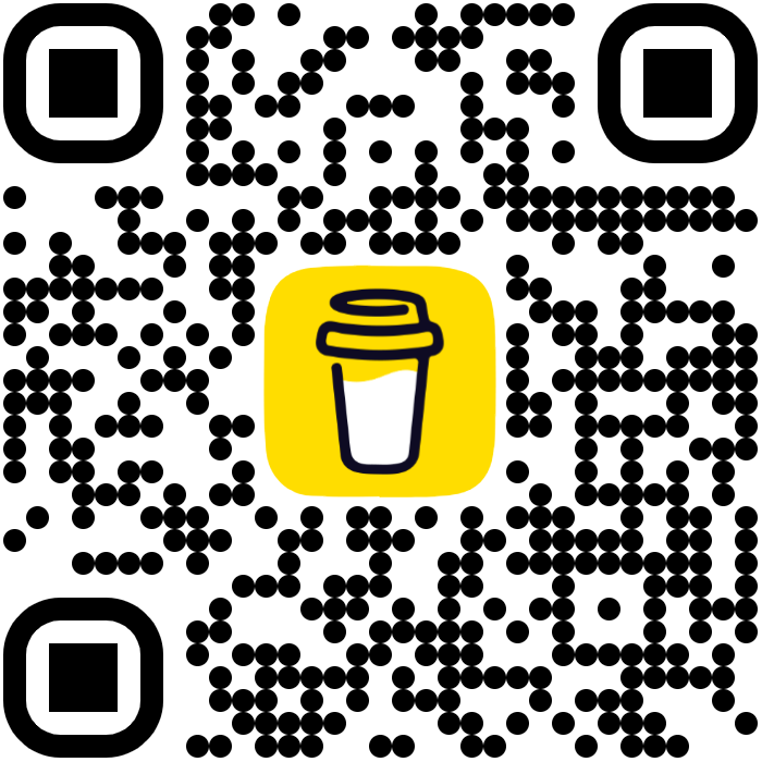 QR code to support our website